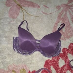 Victoria's Secret Purple T-Shirt Bra with Molded Cups